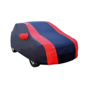 Premium Navy Blue & Red Car Cover – Waterproof Full Body | UV Resistant, Heat Resistant, Dustproof Protection