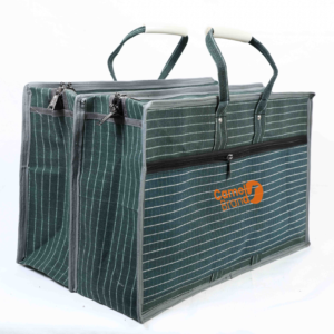 Heavy Green Double Partition Collection Bag (CB-3)
